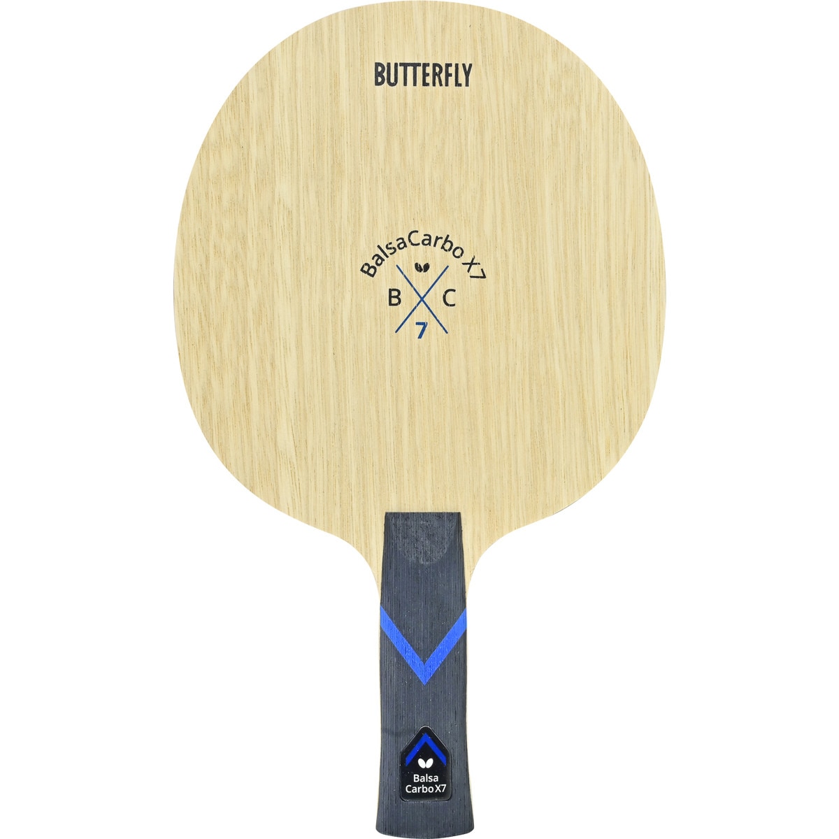 BalsaCarbo X7 22 Blade: Full View of Anatomic Handle Type